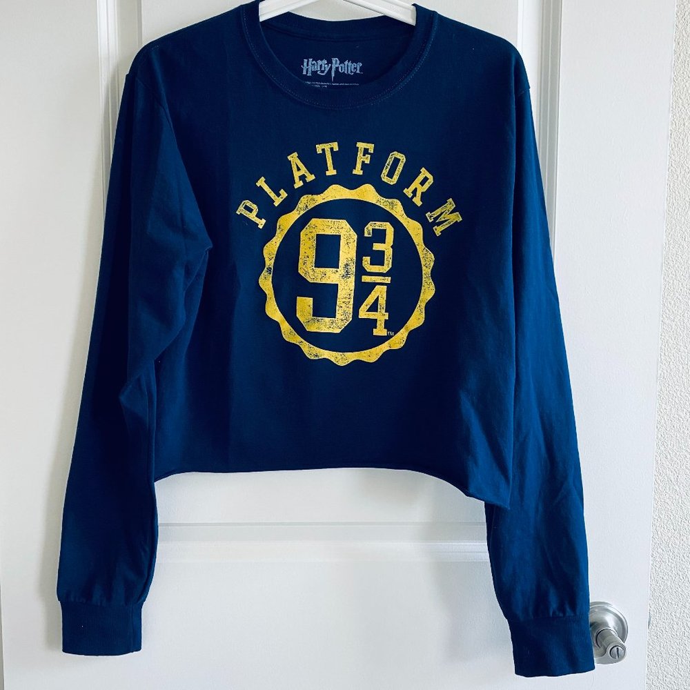 Harry Potter Crop Long Sleeve Shirt